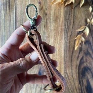 Handmade Leather Keychain